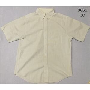 Gold Label (Large) Light Green Short Sleeve Non-Iron Shirt